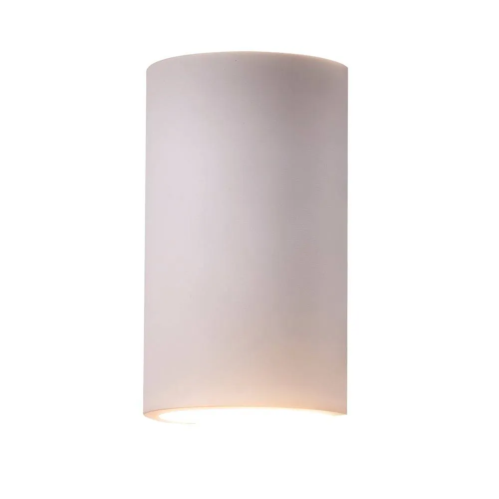First Choice Lighting Evie - White Plaster G9 Wall Light