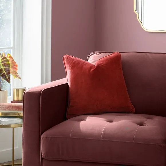 Clara Cotton Velvet Square Cushion 1