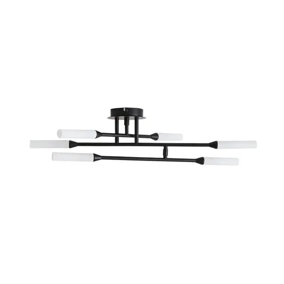 Elements Fontain 6 Light Semi Flush Ceiling Light 5