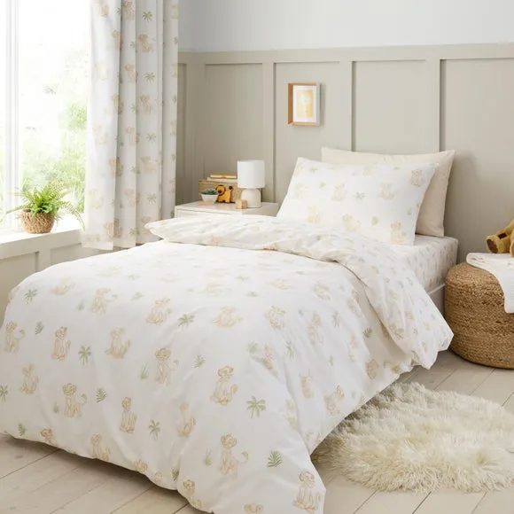Disney Simba Adventures 100% Cotton Quilt Cover & Pillowcase Set 1