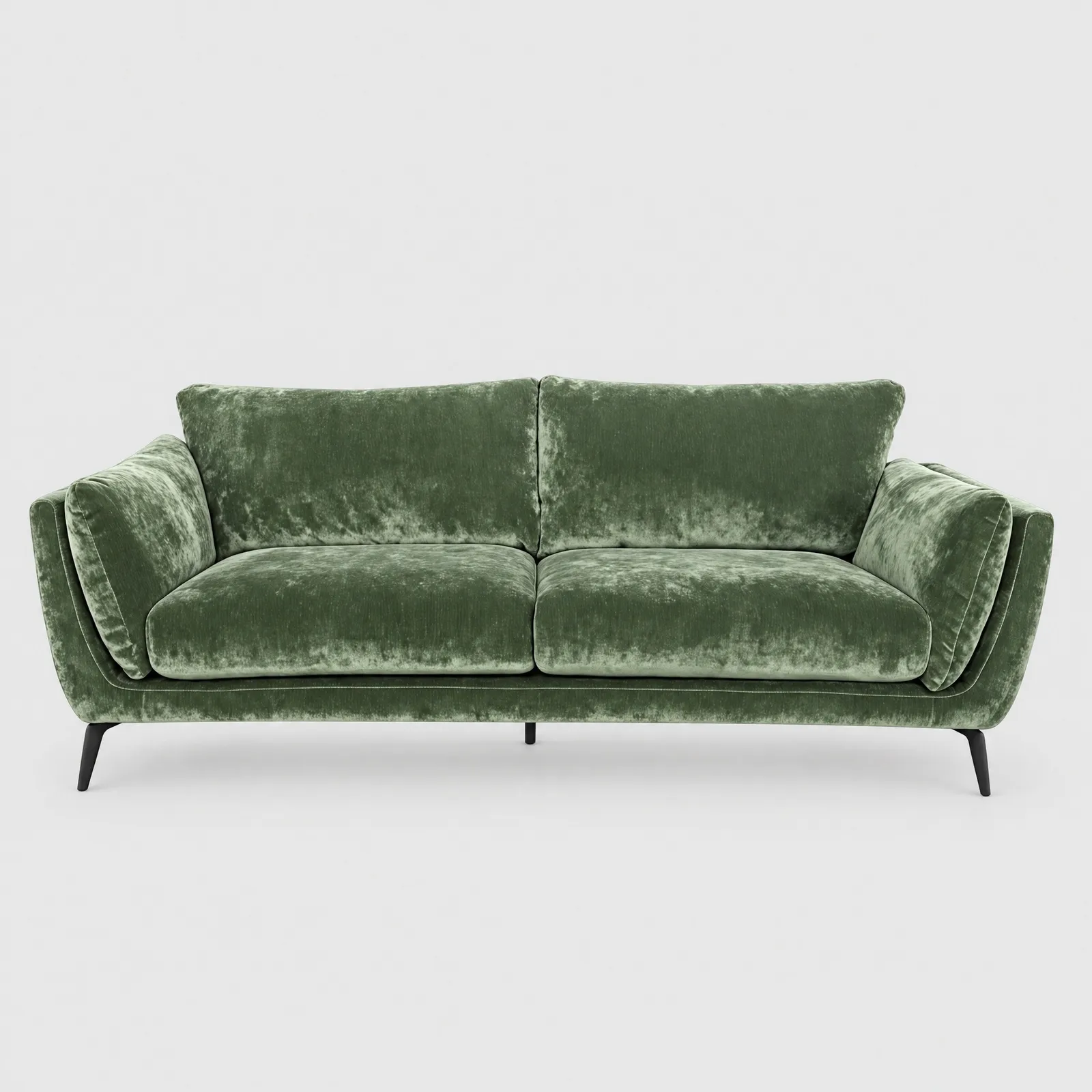 Boone 3 Seater Sofa, Green Velvet | Barker & Stonehouse 1