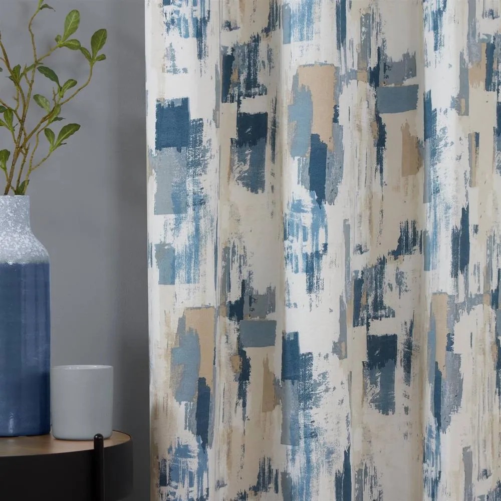 Sundour Bamford Eyelet Curtains in Blue 4