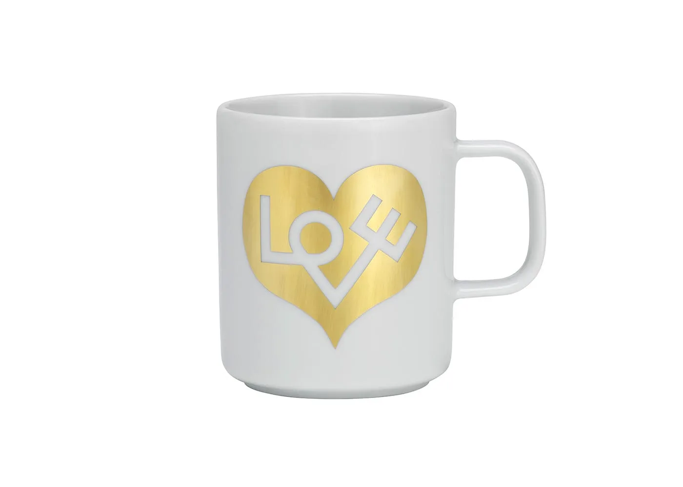 Vitra Coffee Mug Love Heart Gold