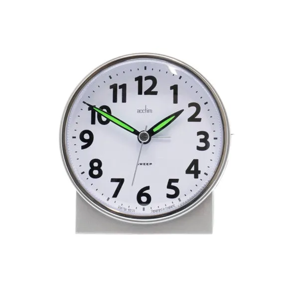 Acctim Micah Non Ticking Analogue Alarm Clock 2