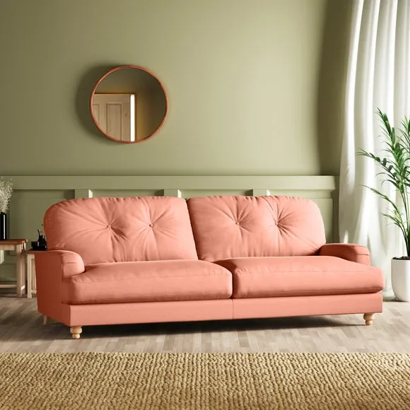 Martha Vintage Velvet 4 Seater Sofa 2