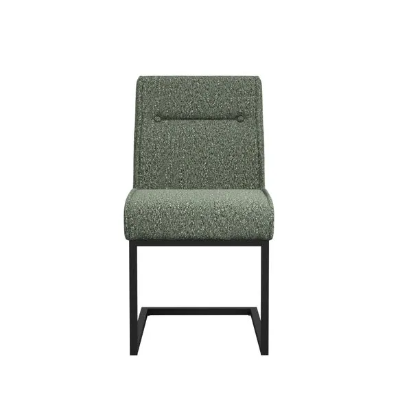 Set of 2 Cleaver Tweed Dining Chairs 2