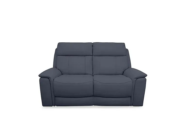 Chill Leather 2 Seater Sofa - BV Ocean Blue