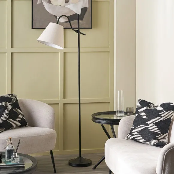 Pacific Lifestyle Ari Metal Curved Arm Floor Lamp