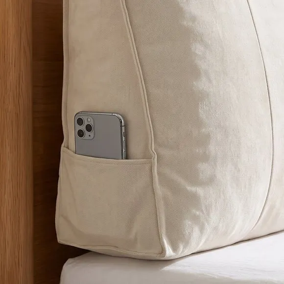 Velvet Headboard Bolster Cushion 4