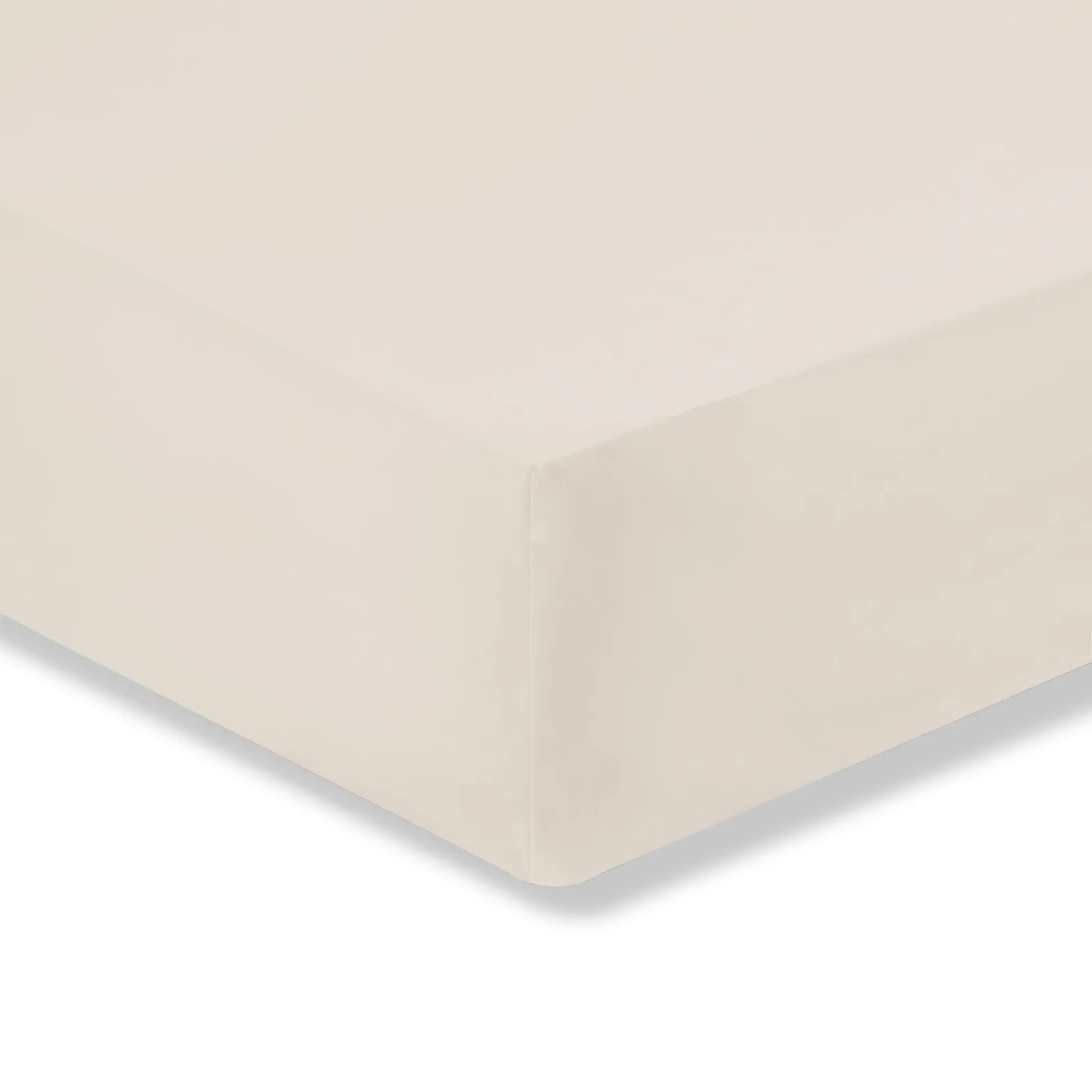 Fogarty Plain 100% Cotton 180 Thread Count Fitted Sheet Brown