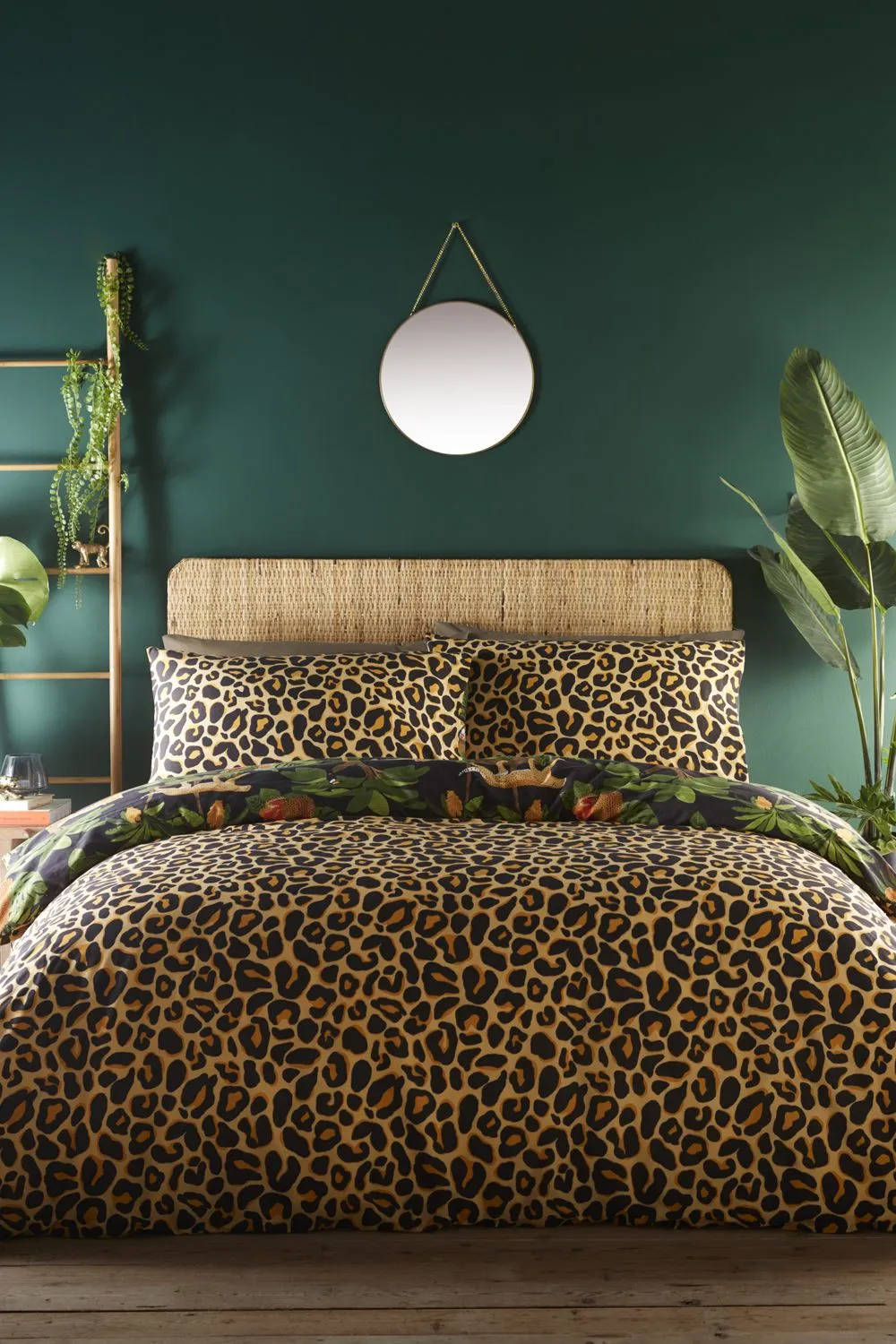 Portfolio Home Jungle Cats Duvet Cover Set 2