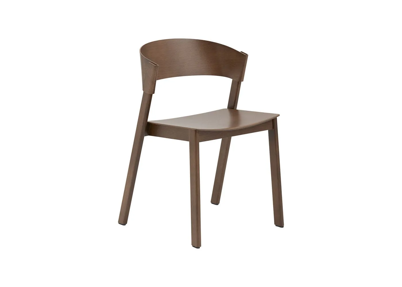 Muuto Cover Side Chair Dark Oak 1