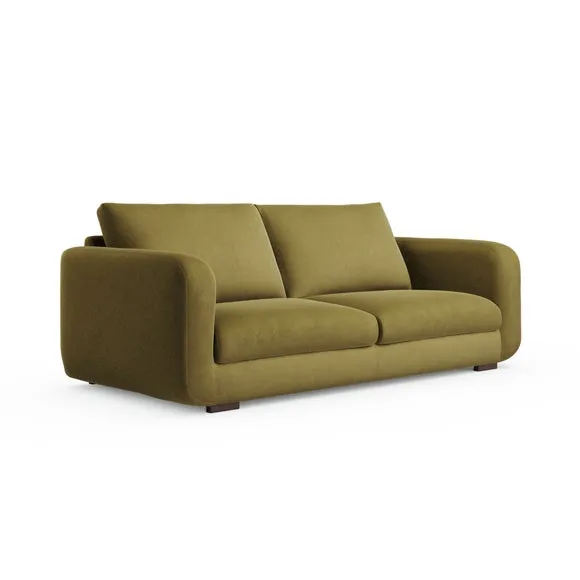 Luca Matte Soft Velvet 4 Seater Sofa 6