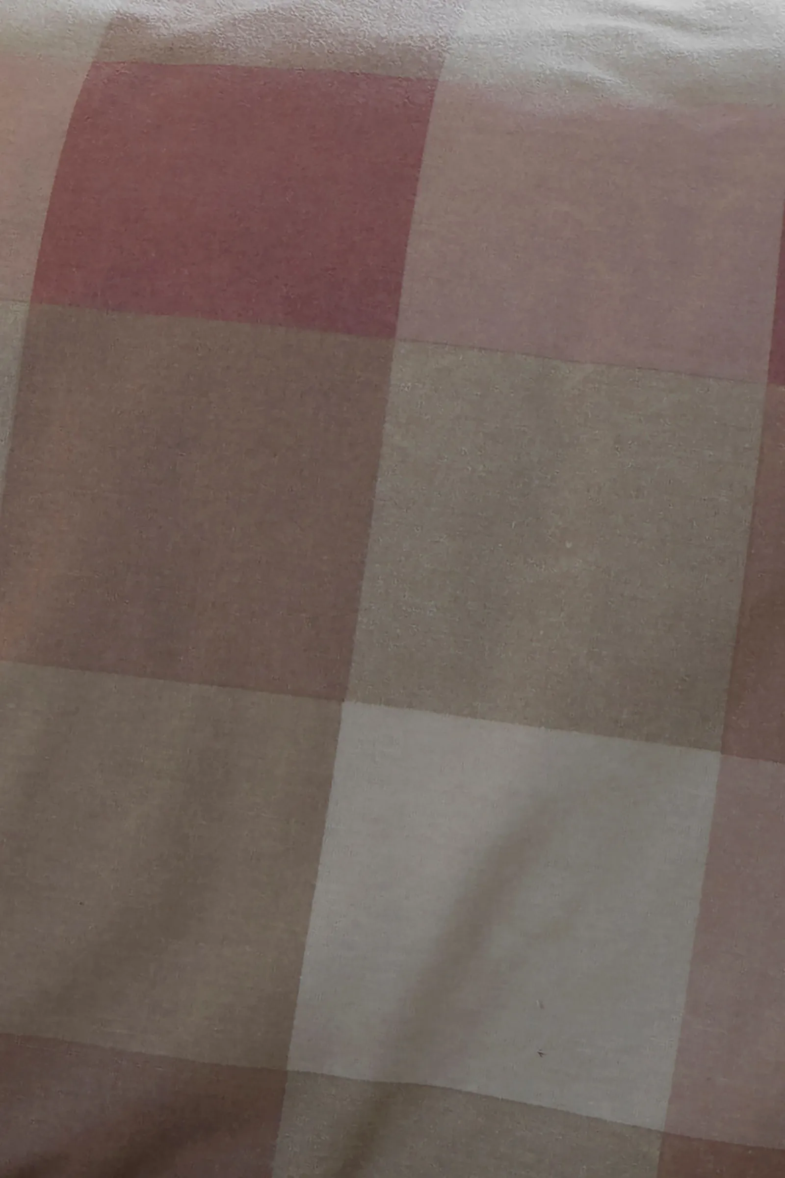 Appletree 'Ashford Check' Brushed 100% Cotton Duvet Cover Set in Natural 3