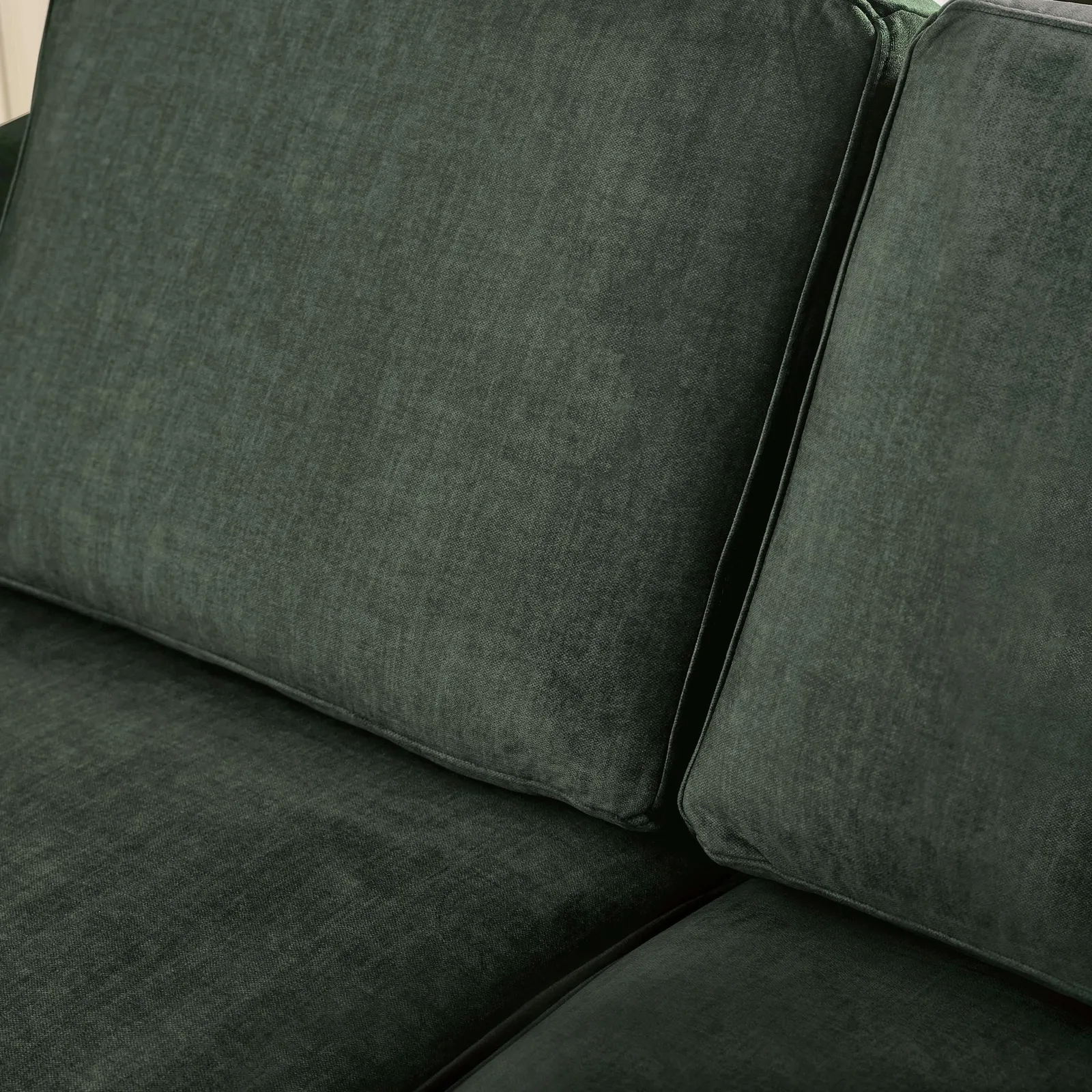 FurnitureboxUK Logan Fabric 2 Seater Sofa in Green 4