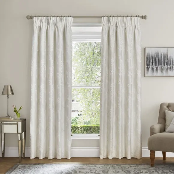 Dorma Luxe Wisteria Blackout Pencil Pleat Curtains 2