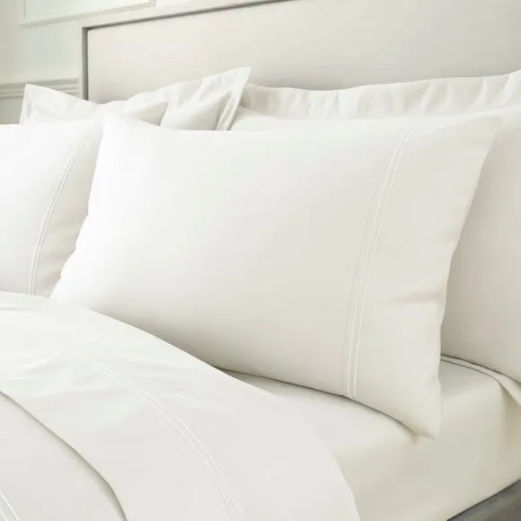 Dorma Egyptian Cotton Sateen 1200 Thread Count Standard Pillowcase