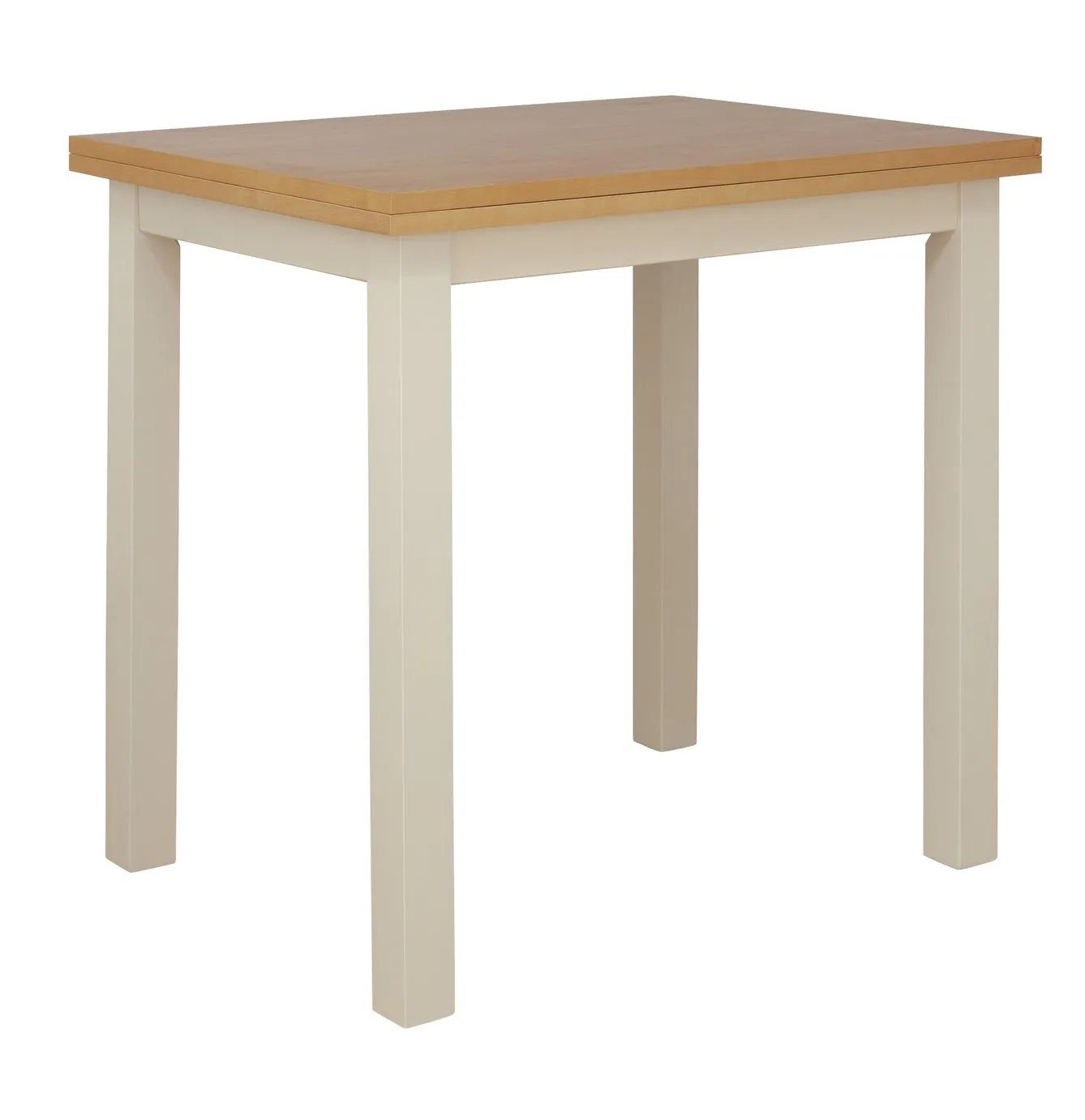 Habitat Chicago Extending 2 - 4 Seater Table - Two Tone