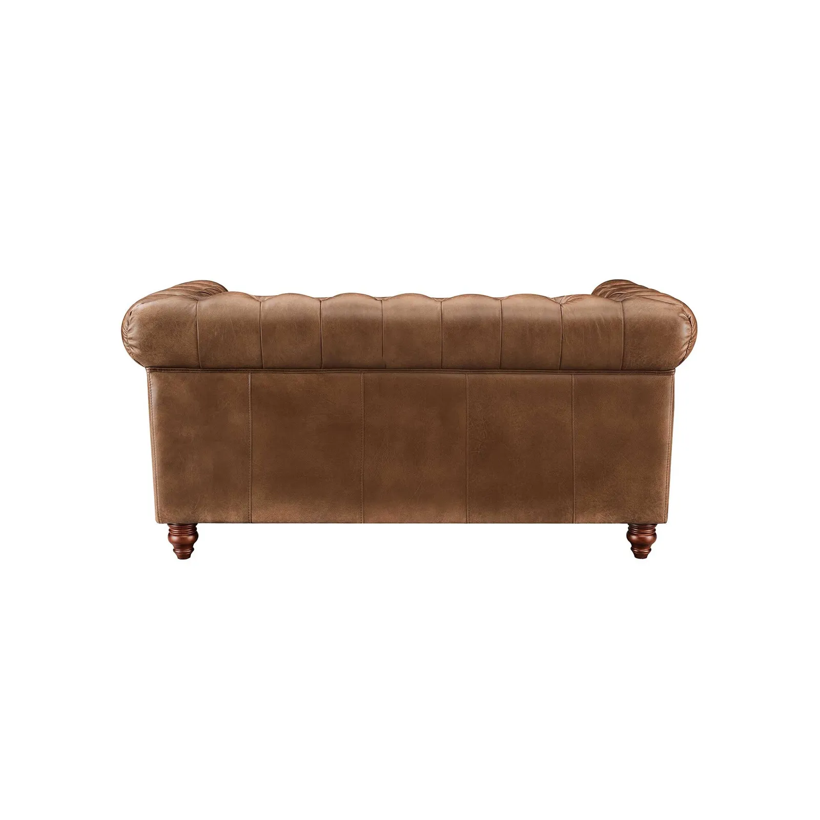 Ullswater 2 Seater Chesterfield Sofa 2034 Dark Rum Fl, Brown Leather | Barker & Stonehouse 4