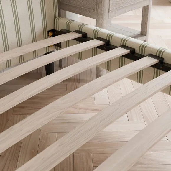 Skylar Folkstone Stripe Pillow Back Bed Frame 4