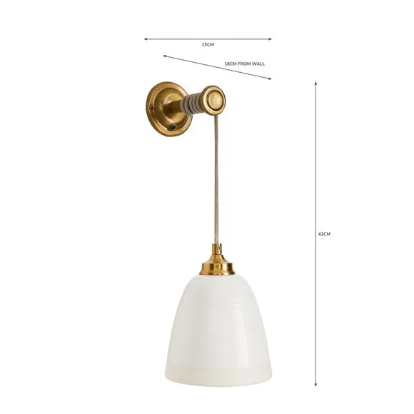 Churchgate Harby Plug In Wall Light 6