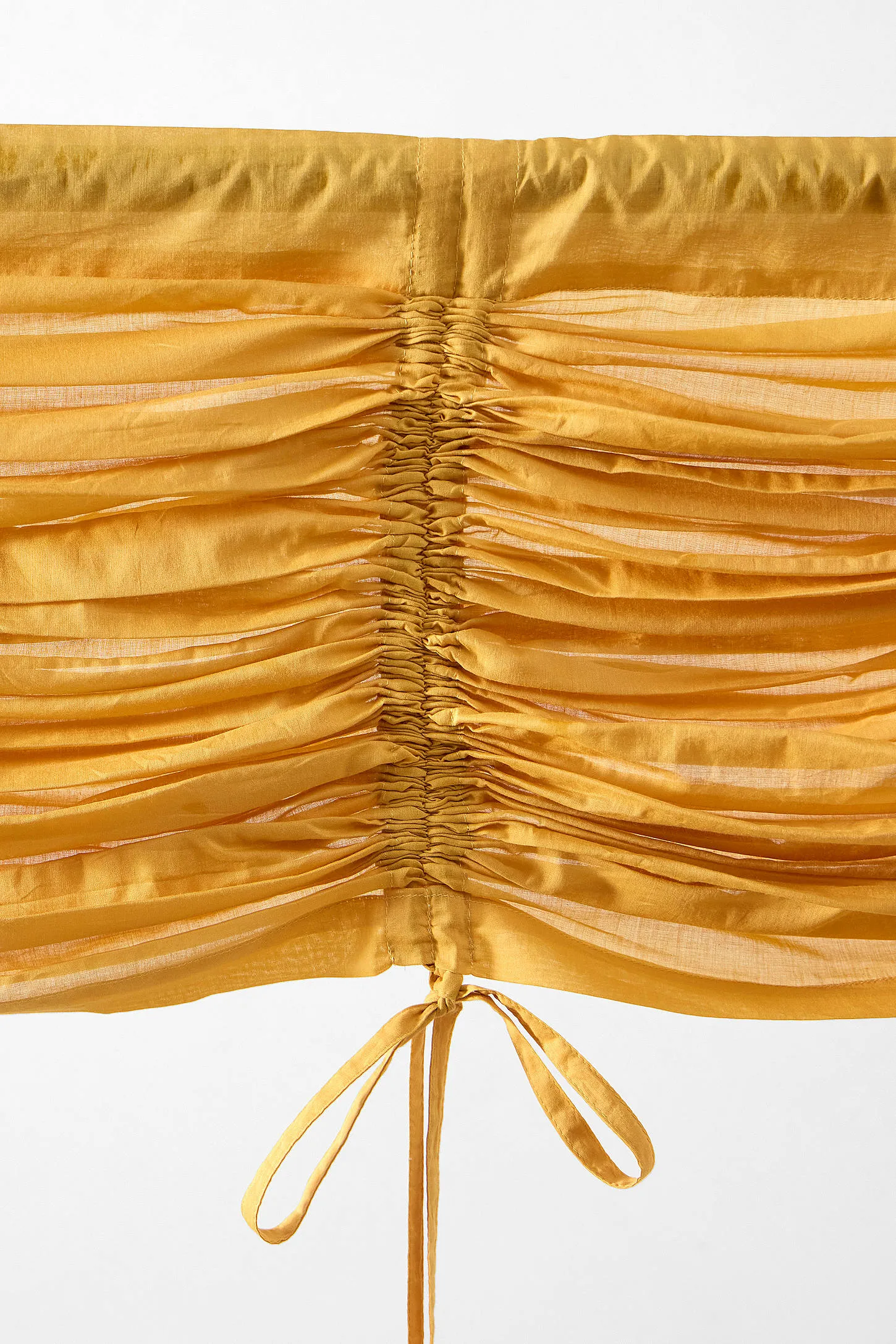 Honey Tied Valance Curtain - Orange 5