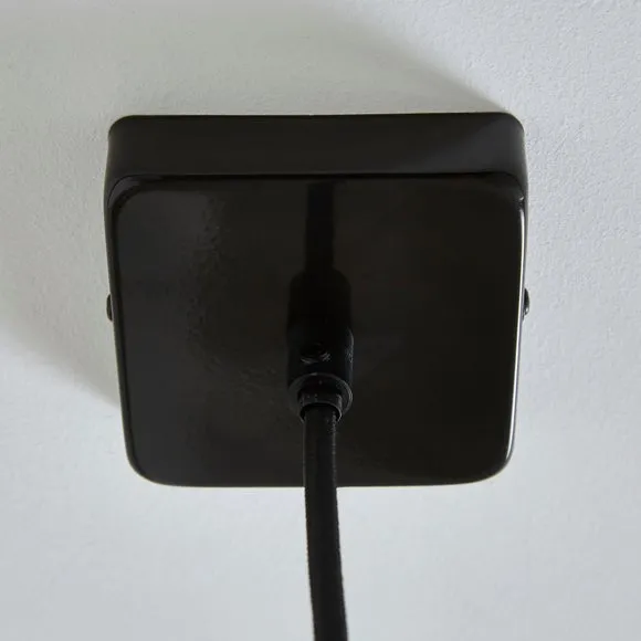 Roe Square Plate Adjustable Flex Ceiling Light Cable 2
