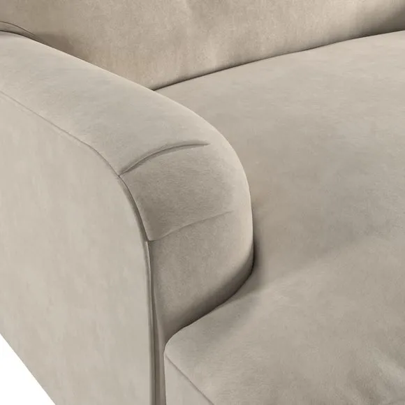 Martha Vintage Velvet Snuggle Chair 6