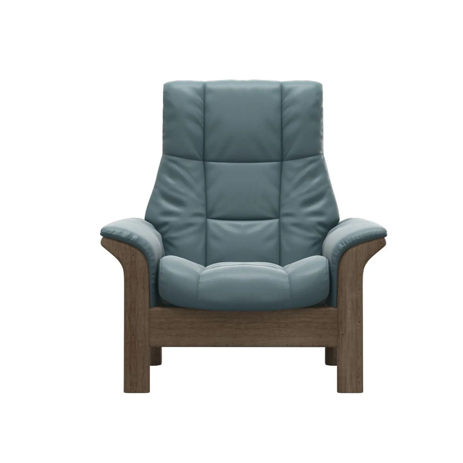Stressless Windsor Armchair, Blue Leather | Barker & Stonehouse 2
