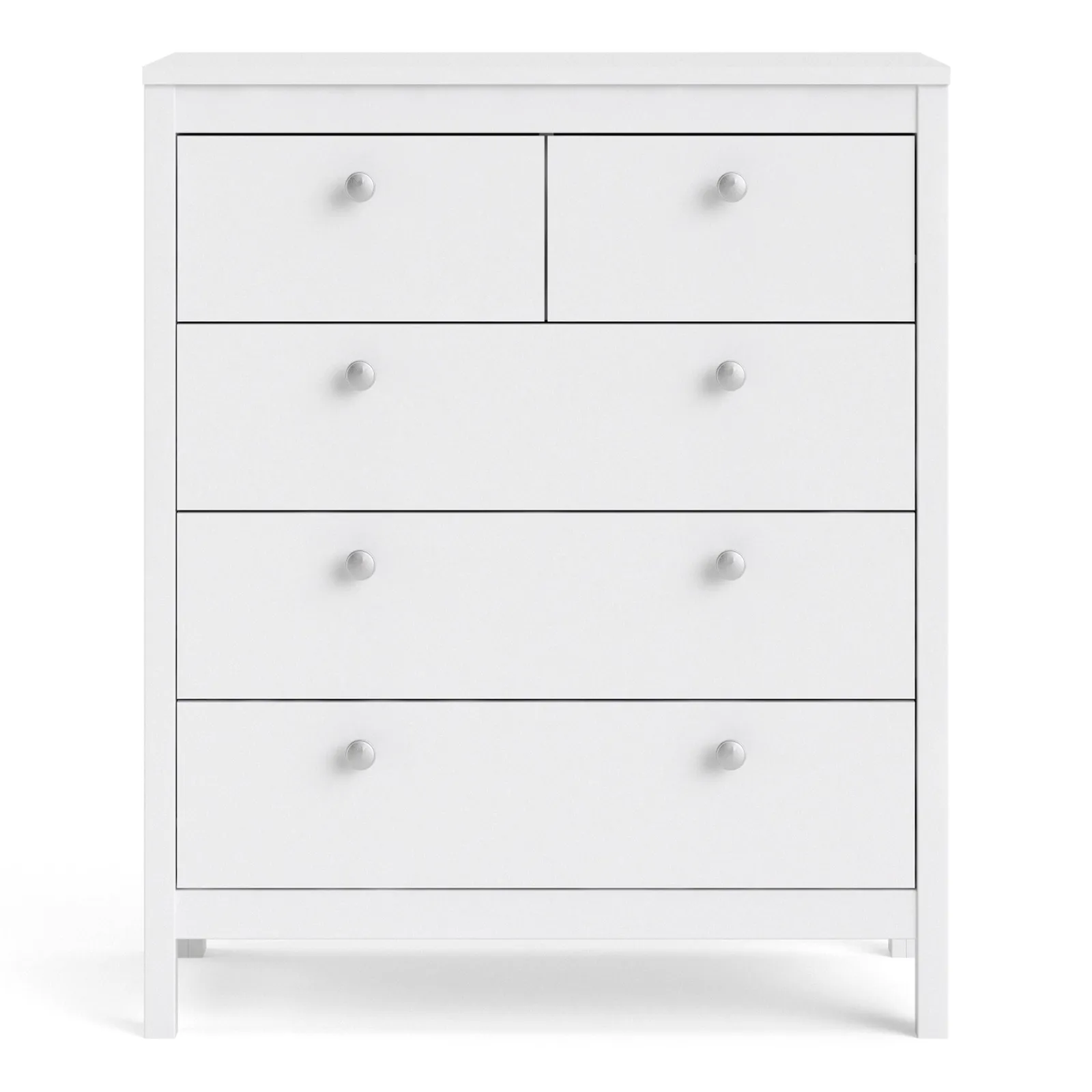 Furniture To Go Madrid Chest 3+2 Drawers in White 2