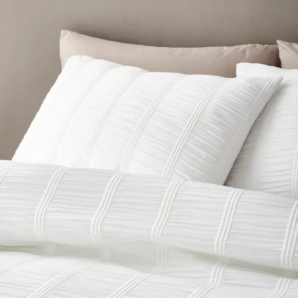 Pineapple Elephant Waffle Seersucker Duvet Cover & Pillowcase Set 3