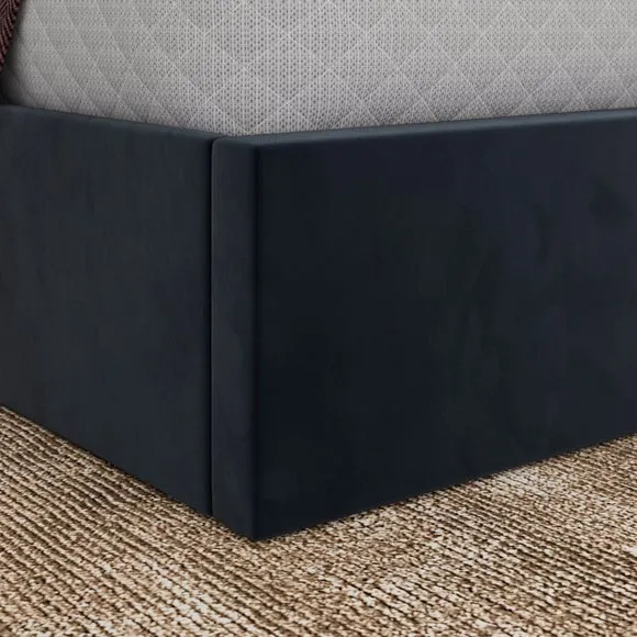 Alara Velvet Ottoman Bed 3