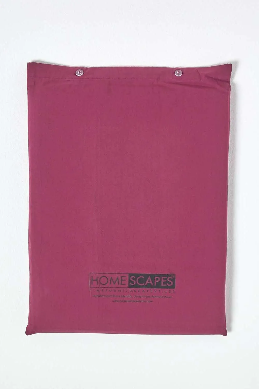 Homescapes Egyptian Cotton Deep Fitted Sheet 18 inch 200 Thread Count in Plum 5