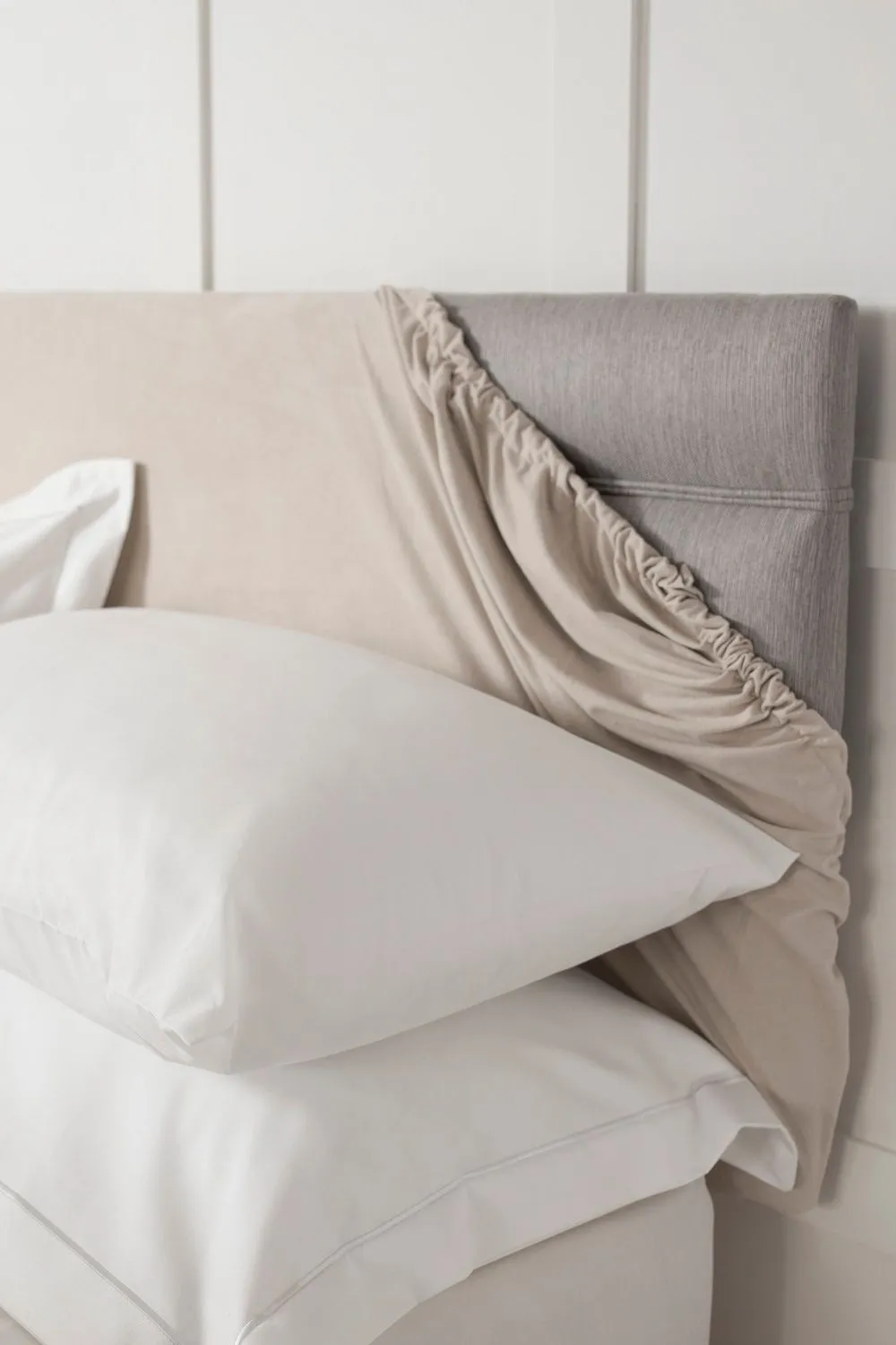 Belledorm Faux Suede Headboard Wrap 60cm in Beige 2