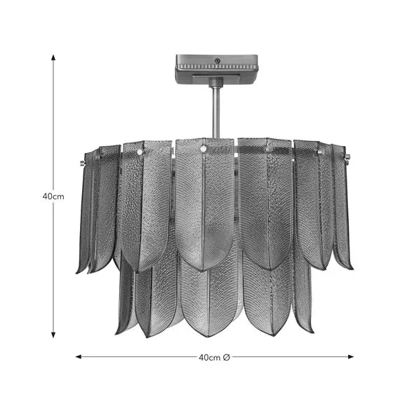 Hotel Melia Semi Flush Ceiling Light 6