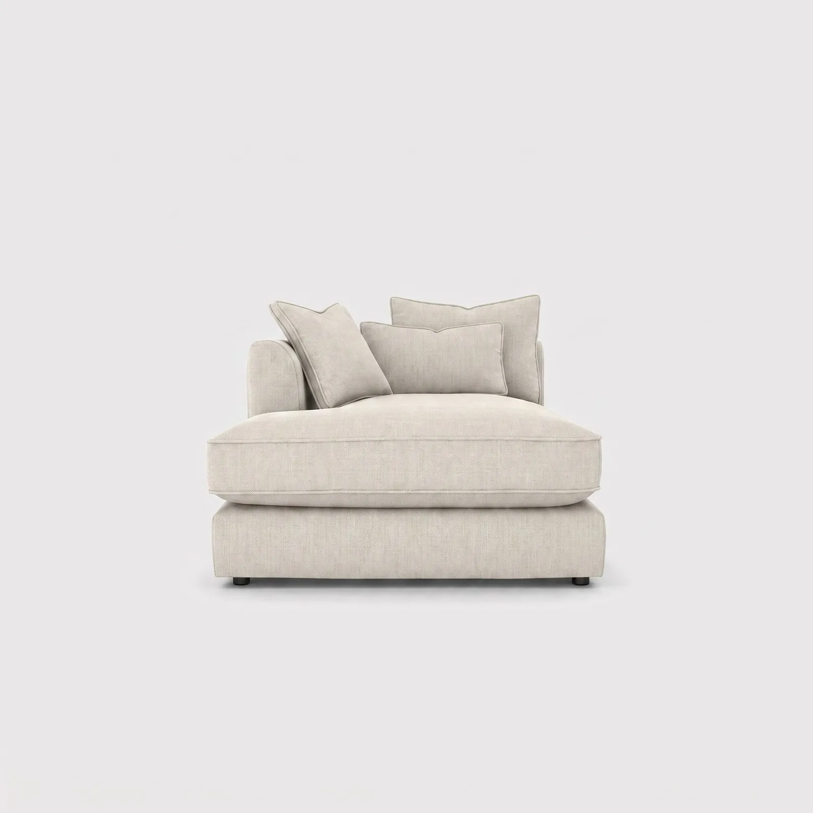 Harrington 1 Arm Chaise Unit Right, Neutral | Barker & Stonehouse 1