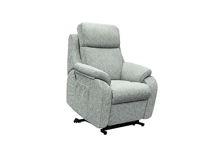 Kingsbury Small Fabric Lift and Rise Chair - Remco Duck Egg