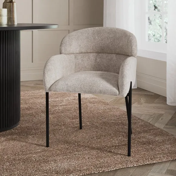 Talullua Dining Chair, Luxe Chenille 1