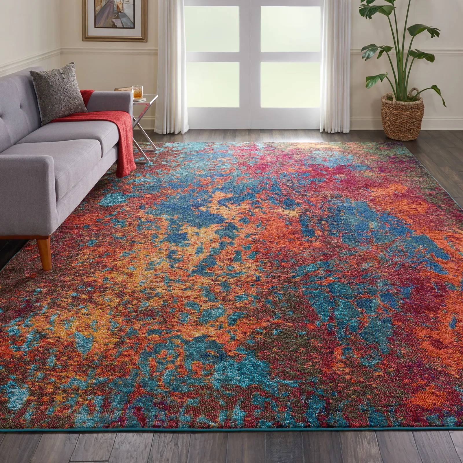 Multi Coloured Celestial Atlantic Rug 1