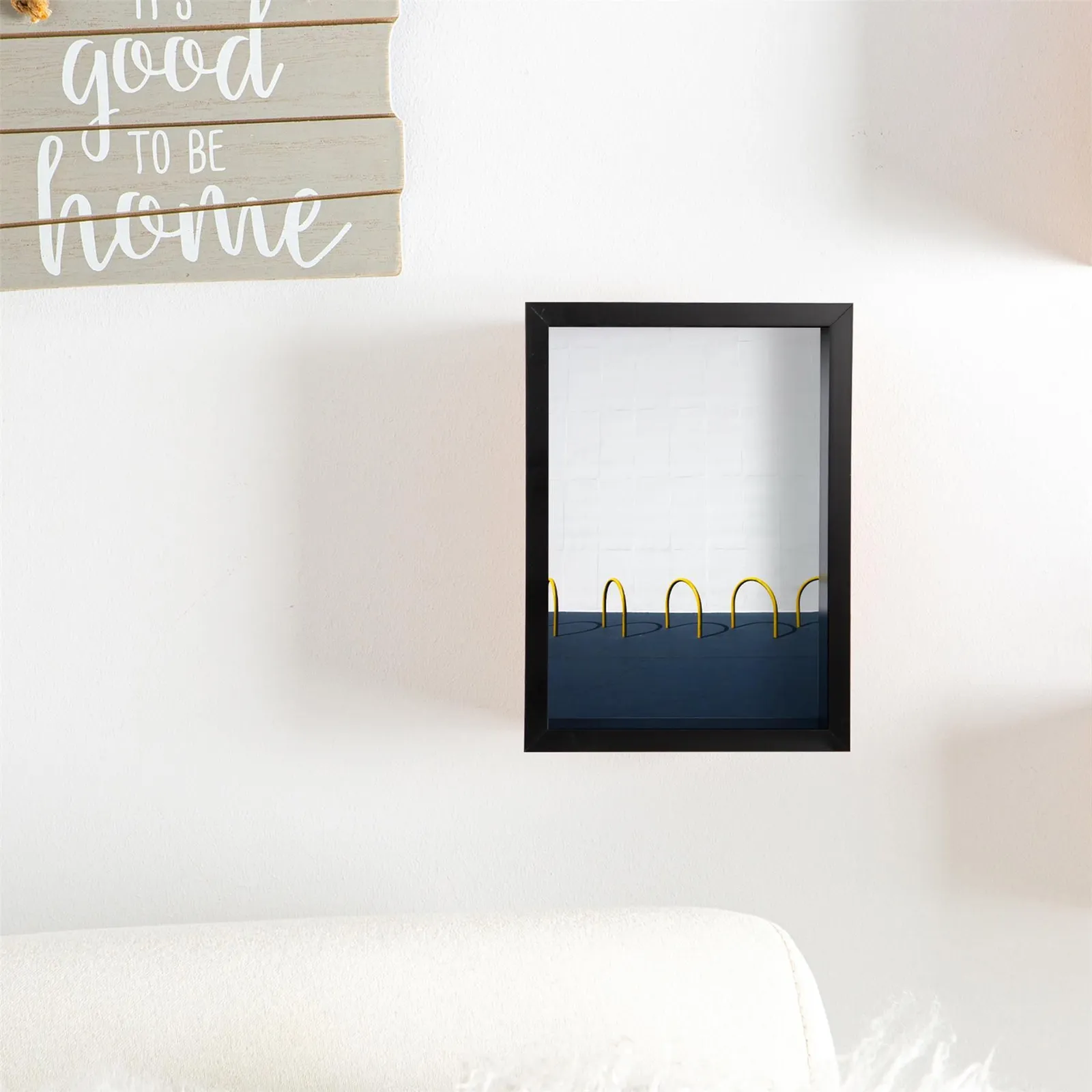 Nicola Spring 3D Deep Box Photo Frames - 5 x 7" - Pack of 5 in Black 6