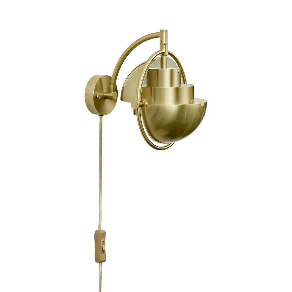 Gubi Multi-Lite Wall Light Brass 2