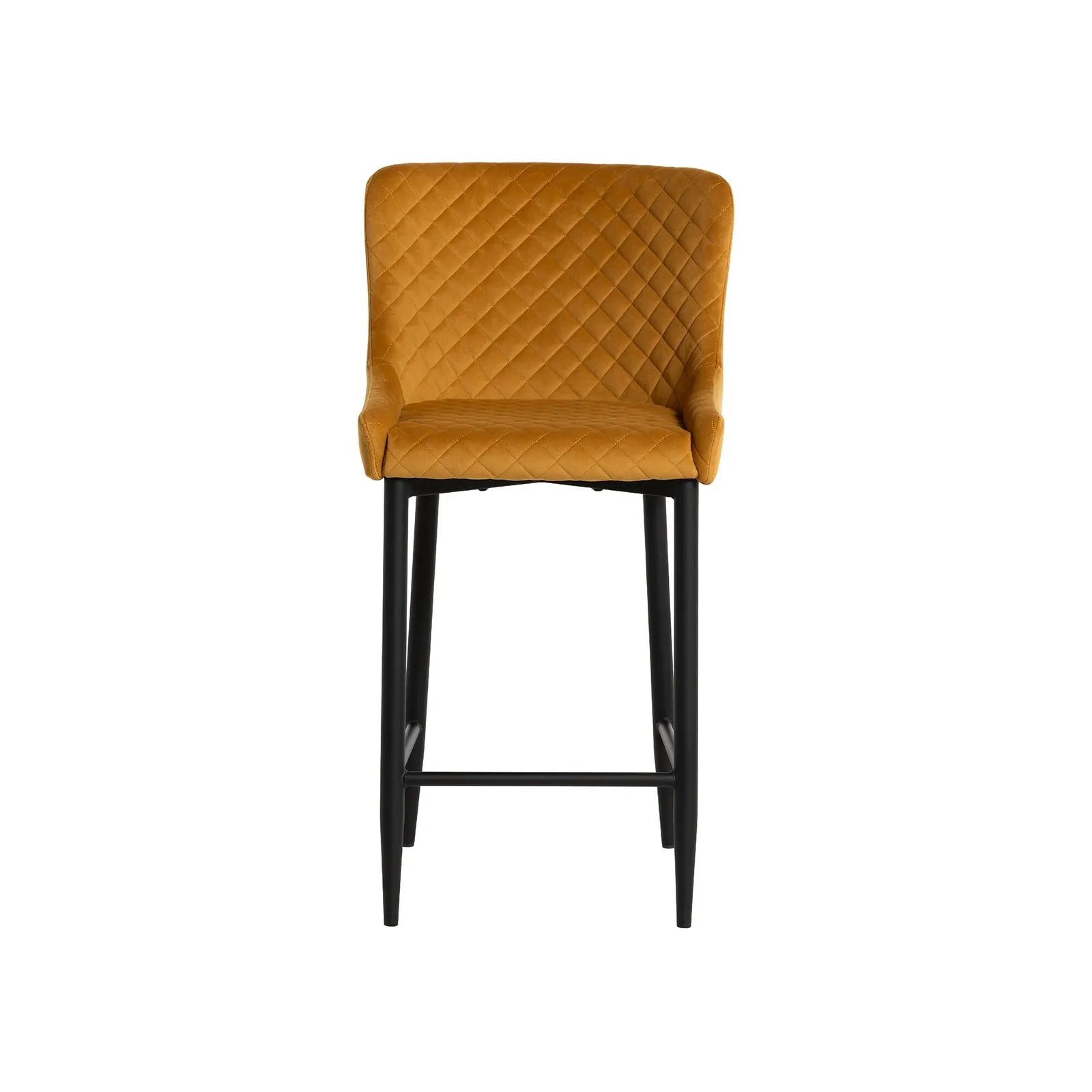 Rivington Counter Stool, Yellow Velvet | Barker & Stonehouse 3
