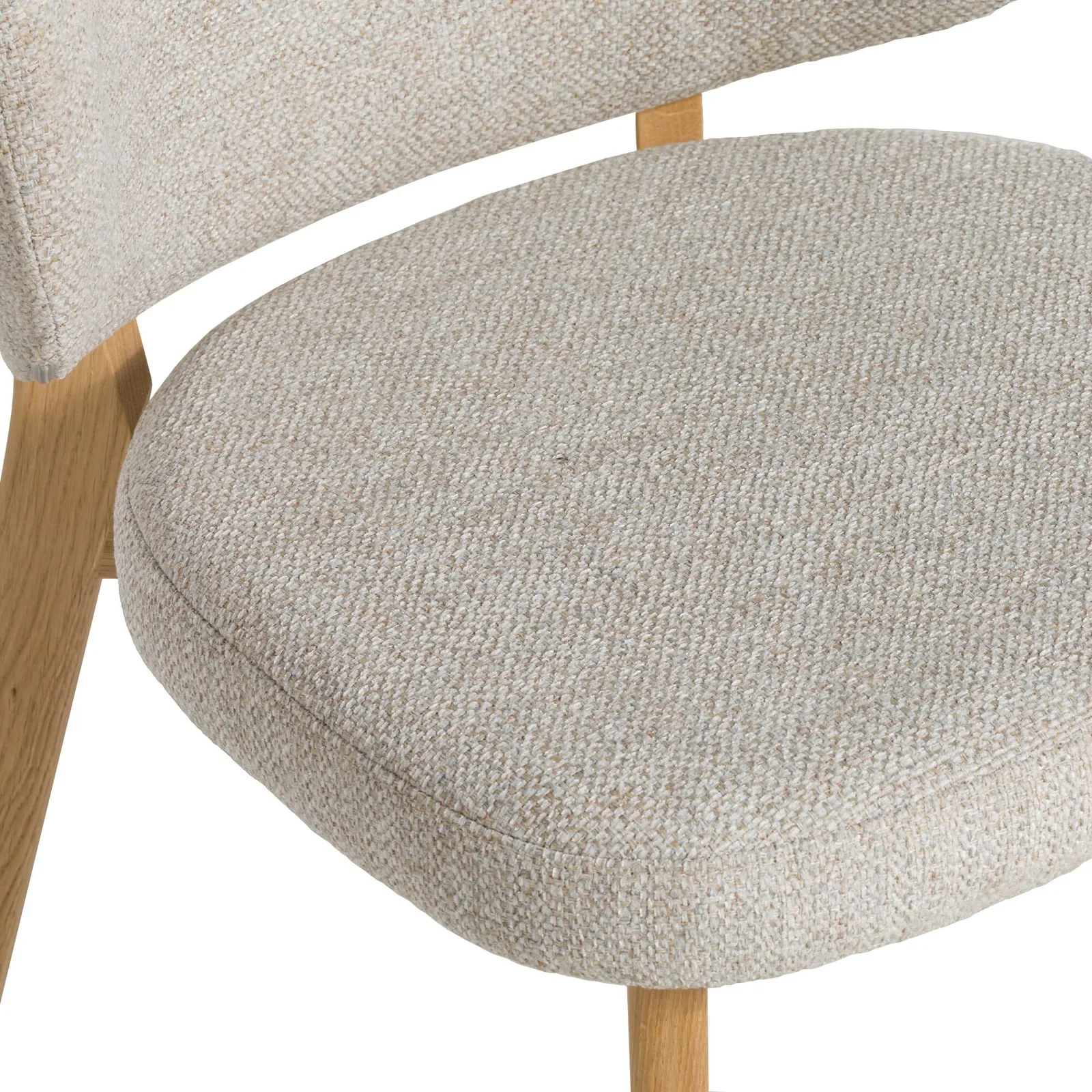 Salla Dining Chair, Neutral Fabric | Barker & Stonehouse 6