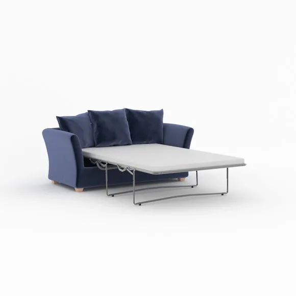 Emmett Velvet 2 Seater Double Sofa Bed 4