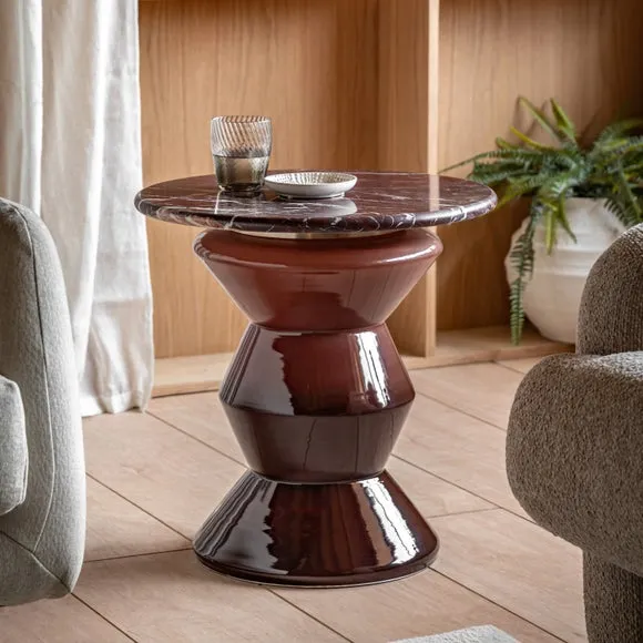Tilbury Marble Side Table 1