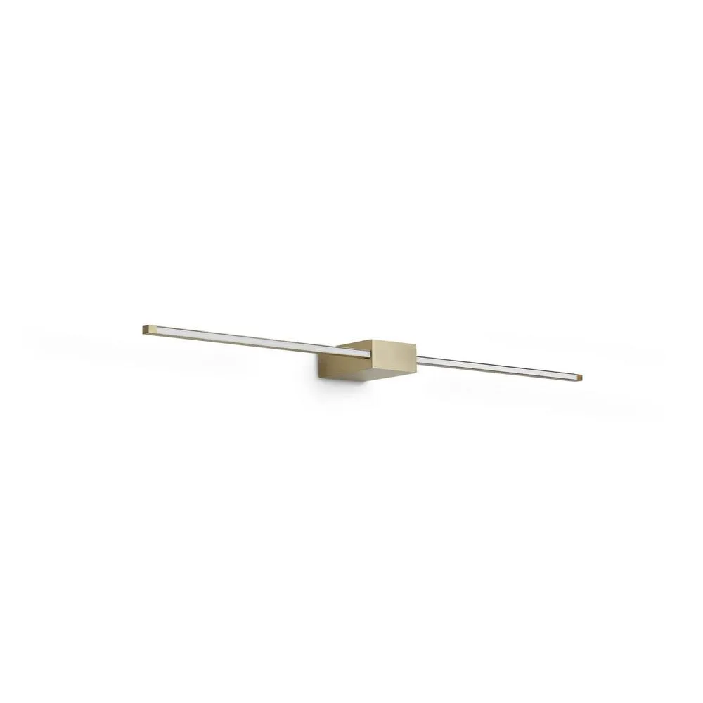 Netlighting Essence Integrated LED Wall Lamp Brass 1250lm 3000K in Yellow