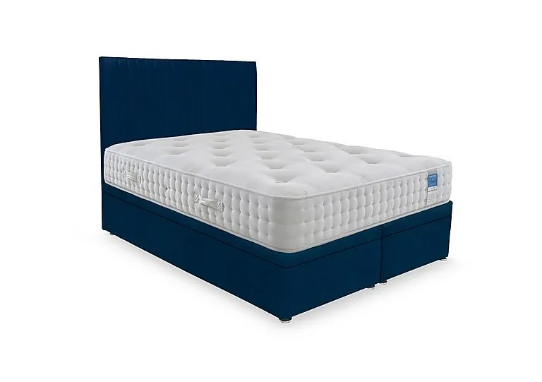 Ortho 2000 Electric End Ottoman Divan Set - King Size - Plush Pacific