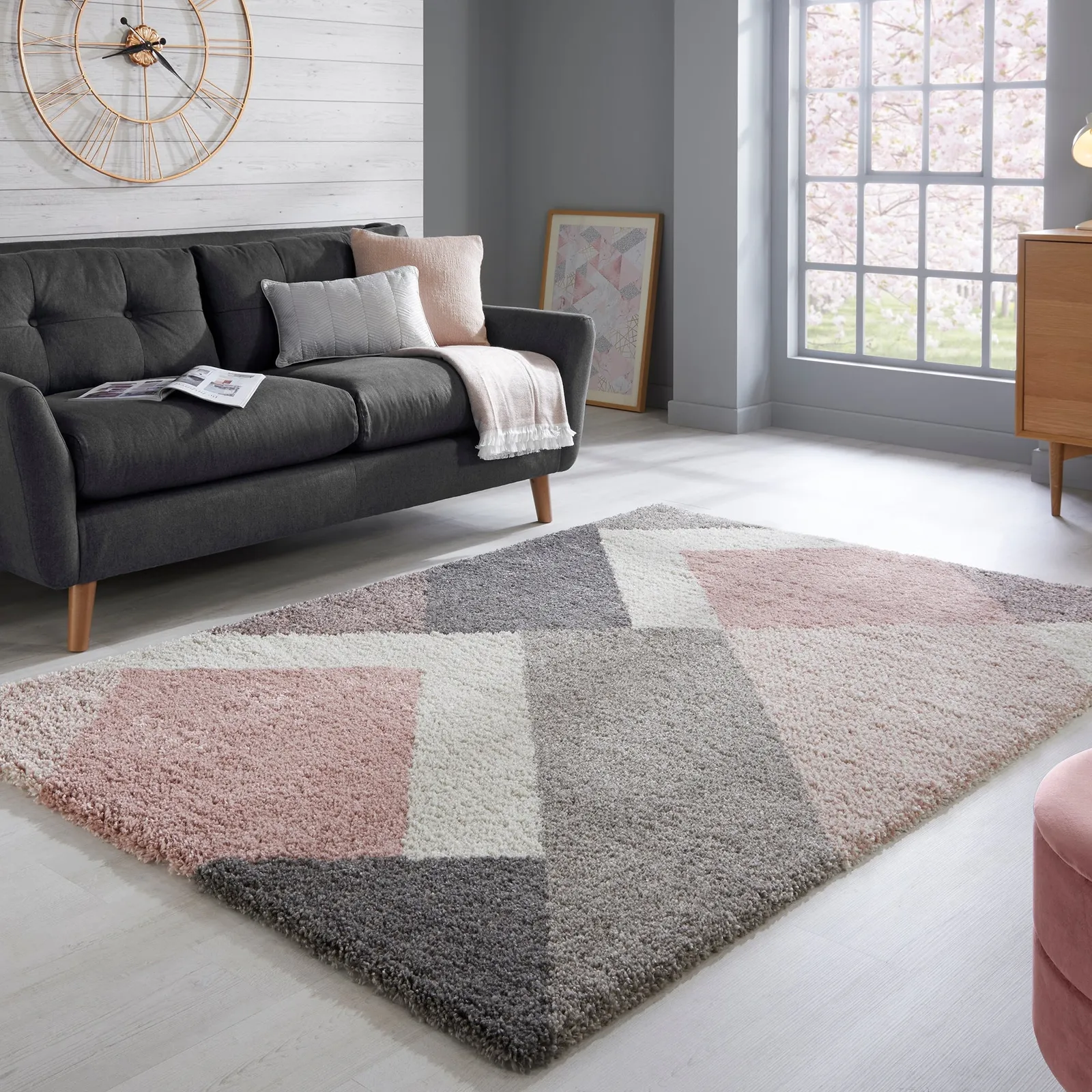Kampala Berber Rug Kampala Pink