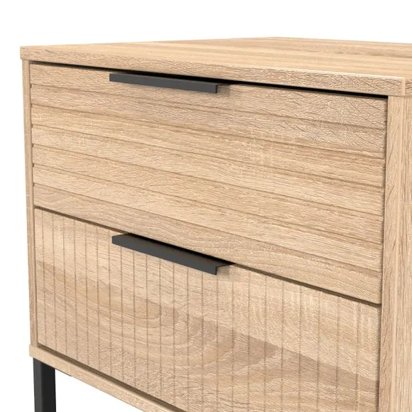 Harborne Wide Bedside Table 5