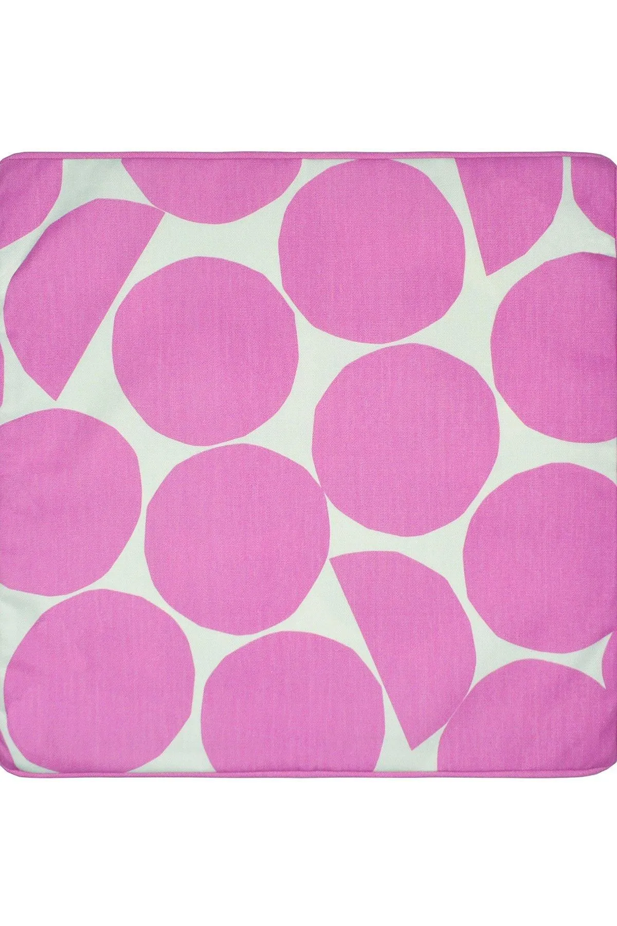 Fusion 'Ingo Outdoor' Water & UV Resistant Garden Filled Bench Cushion in Bright Pink 4